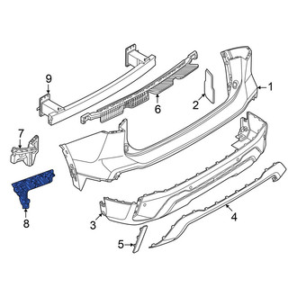 Volkswagen OE - Rear Left Bumper Guide