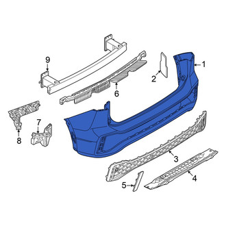 Volkswagen OE - Rear Bumper Cover