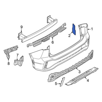 Volkswagen OE - Bumper Cover Insulator