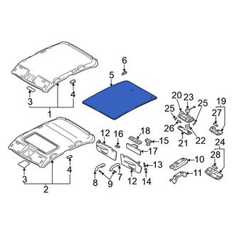 Volkswagen OE - Front Sound Absorber