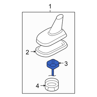Volkswagen OE - Radio Antenna Base Gasket