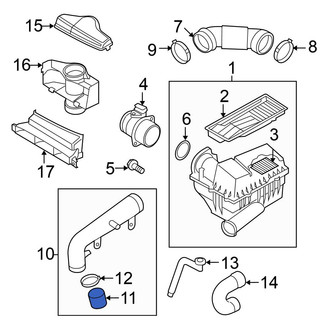 Volkswagen OE - Engine Air Intake Hose