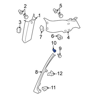 Volkswagen OE - Trunk Trim Panel Grommet