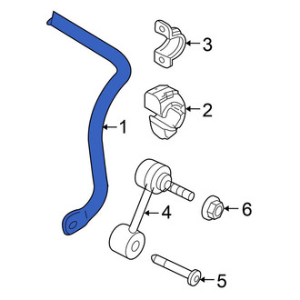 Volkswagen OE - Front Suspension Stabilizer Bar