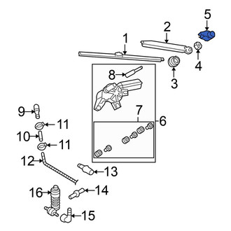 Volkswagen OE - Wiper Arm Cap
