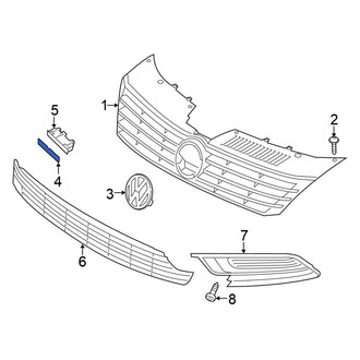 Volkswagen OE - Front Grille Emblem