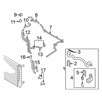 Volkswagen OE - Radiator Coolant Hose Seal