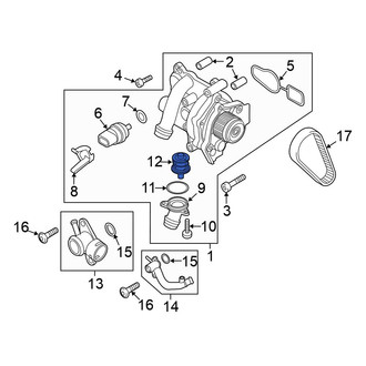 Volkswagen OE - Engine Coolant Thermostat