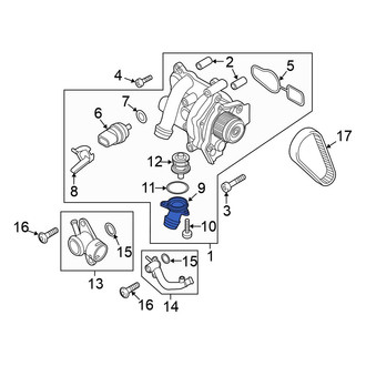 Volkswagen OE - Engine Coolant Thermostat Housing