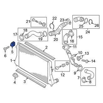 Volkswagen OE - Radiator Mount Bracket