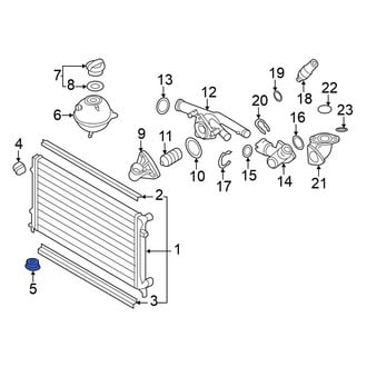 Volkswagen OE - Radiator Insulator