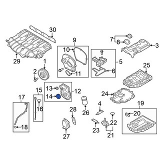 Volkswagen OE - Engine Timing Cover Gasket