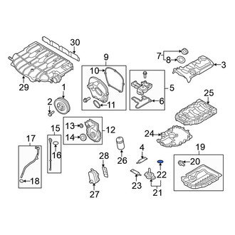 Volkswagen OE - Engine Oil Level Sensor Seal