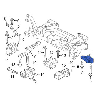 Volkswagen OE - Front Suspension Control Arm Bracket