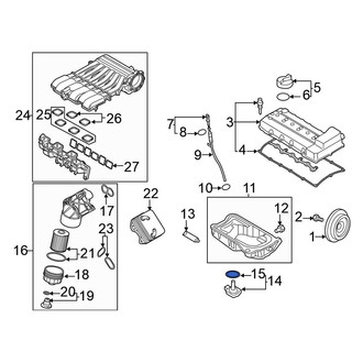 Volkswagen OE - Engine Oil Level Sensor O-Ring
