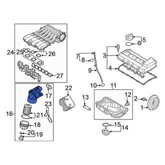 Volkswagen OE - Engine Oil Filter Housing