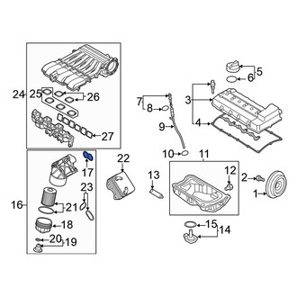 Volkswagen OE - Engine Oil Filter Housing Gasket