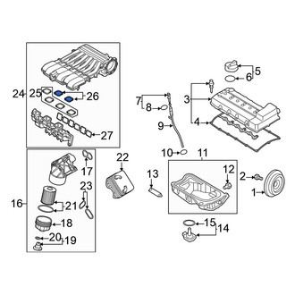 Volkswagen OE - Engine Intake Manifold Gasket