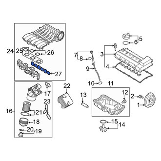 Volkswagen OE - Engine Intake Manifold Gasket