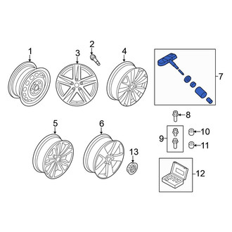 Volkswagen OE - Tire Pressure Monitoring System (TPMS) Sensor