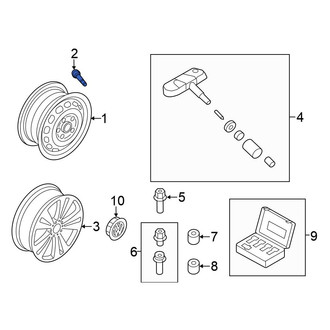 Volkswagen OE - Tire Valve Stem