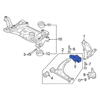 Volkswagen OE - Front Suspension Control Arm Bracket