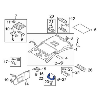 Volkswagen OE - Front Interior Grab Bar