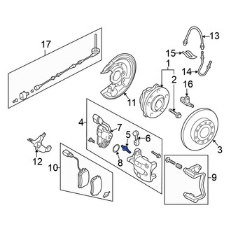 Volkswagen OE - Rear Brake Bleeder Screw