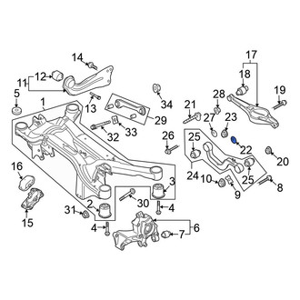 Volkswagen OE - Rear Alignment Camber Adjusting Eccentric