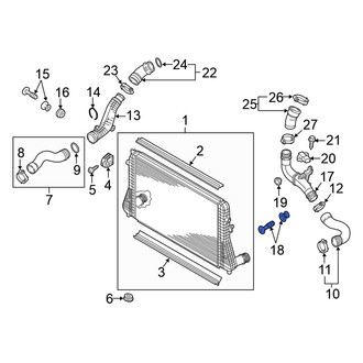 Volkswagen OE - Intercooler Pipe Hardware Kit