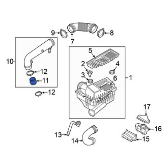 Volkswagen OE - Engine Air Intake Hose