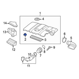 Volkswagen OE - Engine Air Intake Hose Bushing