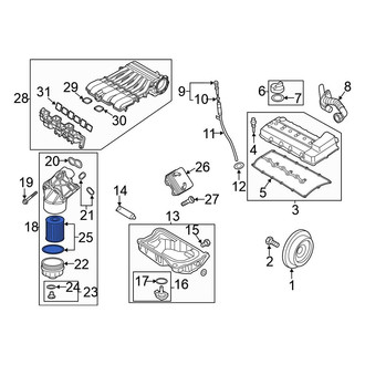Volkswagen OE - Engine Oil Filter Element