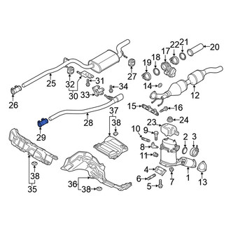 Volkswagen OE - Exhaust Muffler Clamp