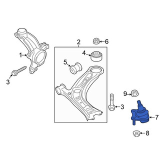 Volkswagen OE - Front Left Suspension Ball Joint