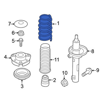 Volkswagen OE - Rear Coil Spring