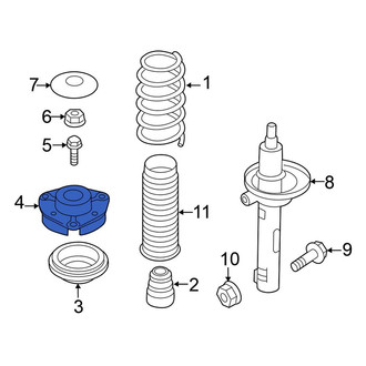 Volkswagen OE - Front Suspension Strut Mount