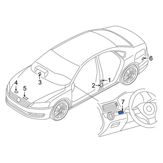 Volkswagen OE - Air Bag Information Label