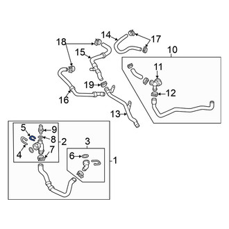 Volkswagen OE - Engine Coolant Temperature Sensor C-Clip