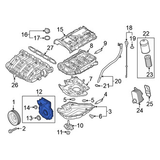 Volkswagen OE - Lower Engine Timing Cover