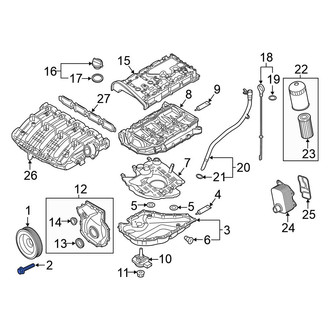 Volkswagen OE - Engine Harmonic Balancer Bolt