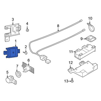Volkswagen OE - Rear Right Blind Spot Detection System Warning Sensor