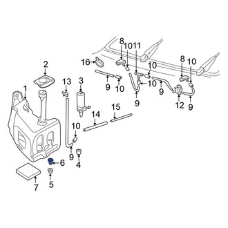 Volkswagen OE - Washer Fluid Reservoir Plug
