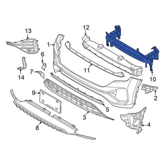 Volkswagen OE - Front Bumper Impact Bar