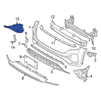 Volkswagen OE - Front Right Grille
