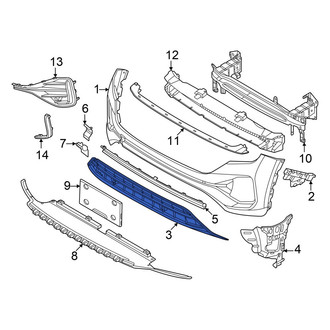 Volkswagen OE - Front Lower Bumper Cover