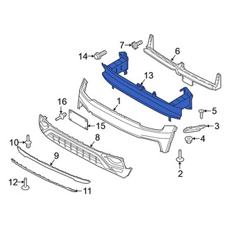 Volkswagen OE - Front Bumper Impact Bar