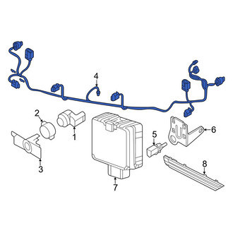 Volkswagen OE - Front Parking Aid System Wiring Harness