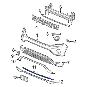 Volkswagen OE - Front Lower Bumper Trim