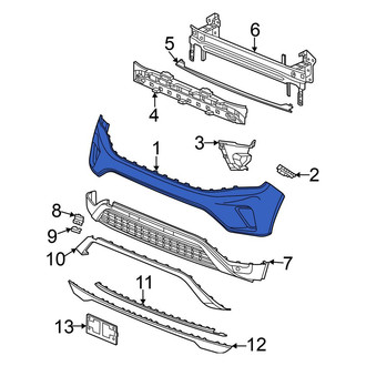 Volkswagen OE - Rear Lower Bumper Cover